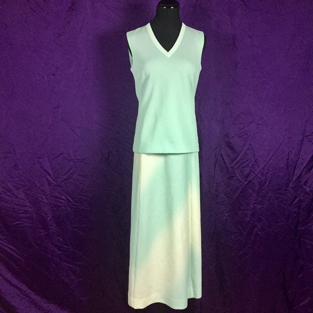 Maxi Skirt & Sleeveless Top Combo Set